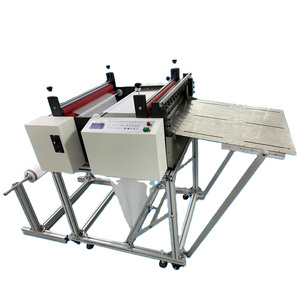 Fast Speed Automatic 400mm Roll Cutting Machine Fabric Cloth Roll To Sheet Cutter