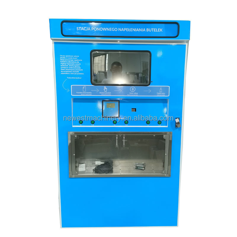 Automatic vending machine for washing liquid.laundry washing liquid vending machine