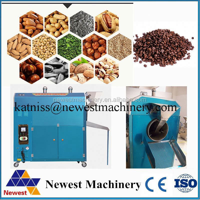 30kg /h  electric peanut roaster/nuts frying machine/macadamia drying machine