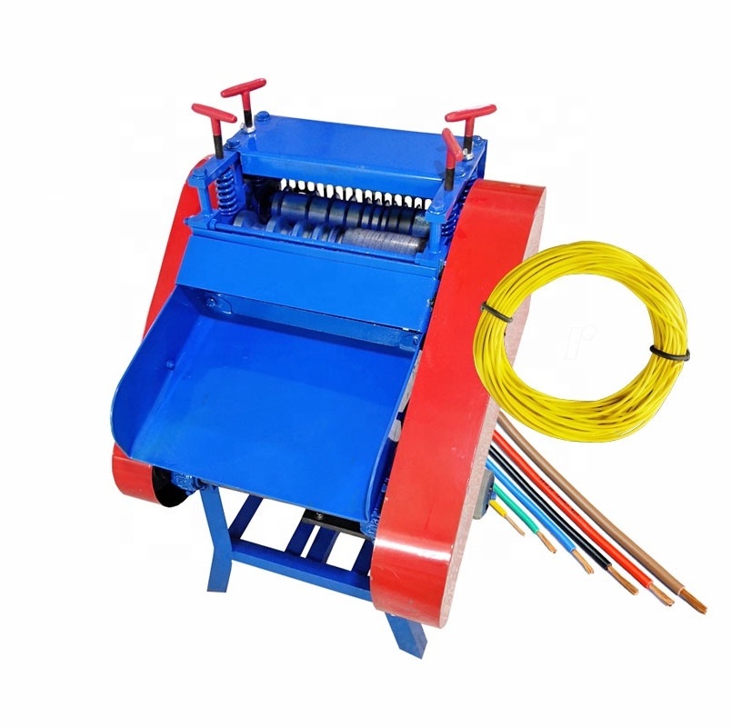 Semi Automatic Electric Cable Stripper Waste Sheathing Wire Stripping Machine