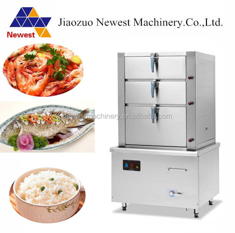 High quality steaming cabinet /gas food steamer/commercial rice steamer Factory Price