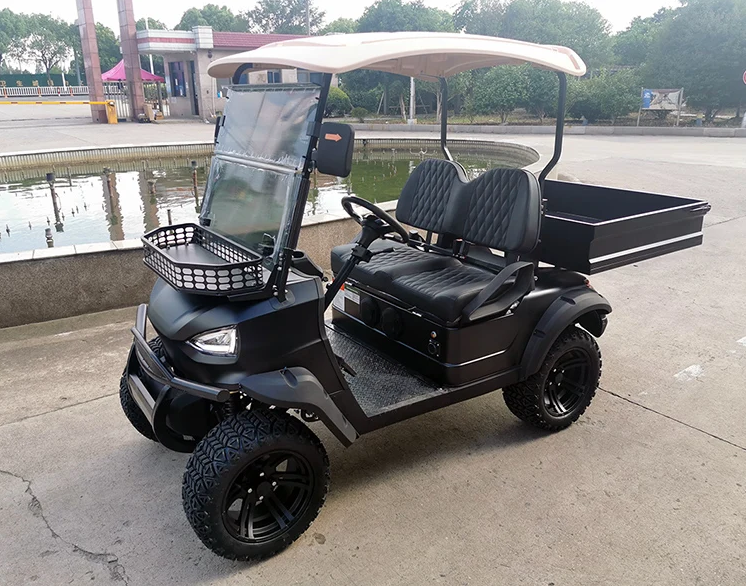 China manufacturer new energy golf cart standard good price club car sightseeing golf cart cargo