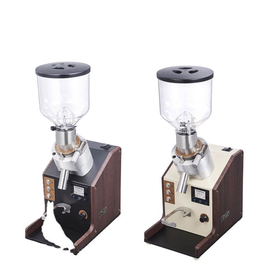 Titanium ally conical burr RPM adjusted commercial coffee grinder, coffee bean mill