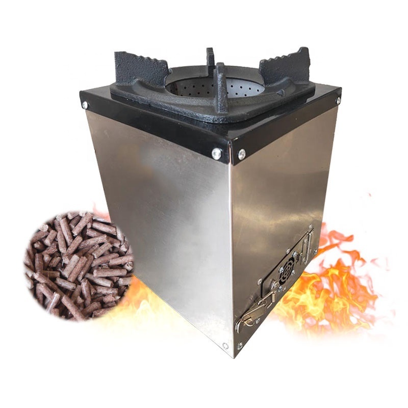 Picnic Portable Mini Biomass Wood Pellet Stove For Cooking Pellet Water Boiler Furnace