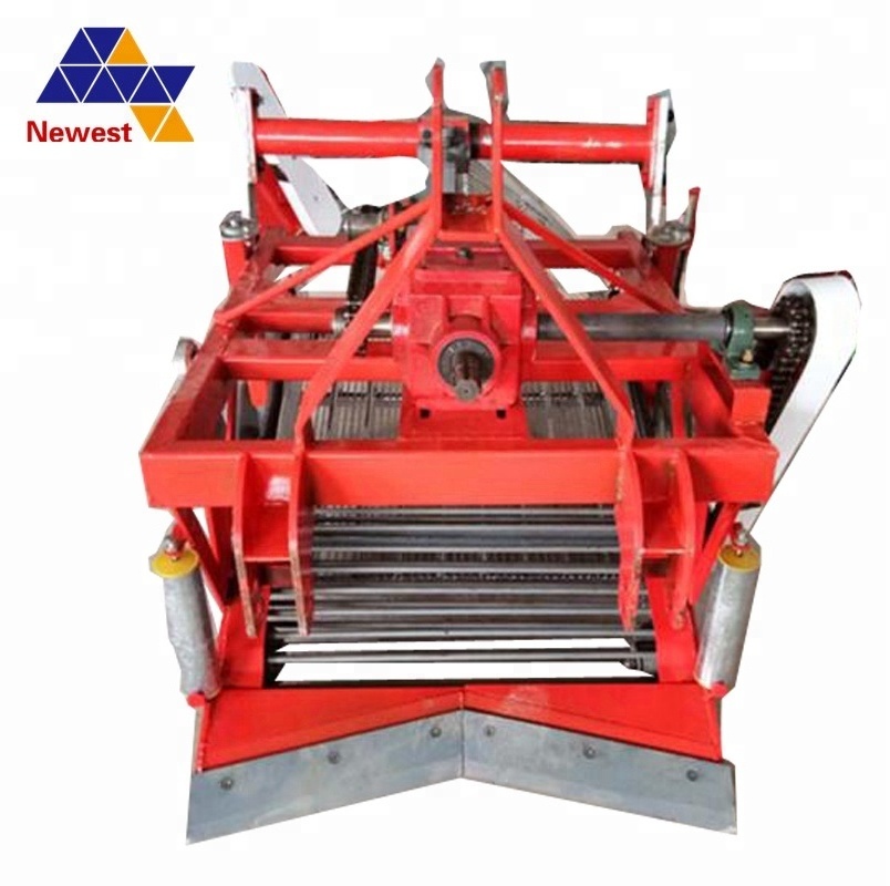 Tractor yam harvesting machine/tractor trailed peanut picker/combine harvester for garlic