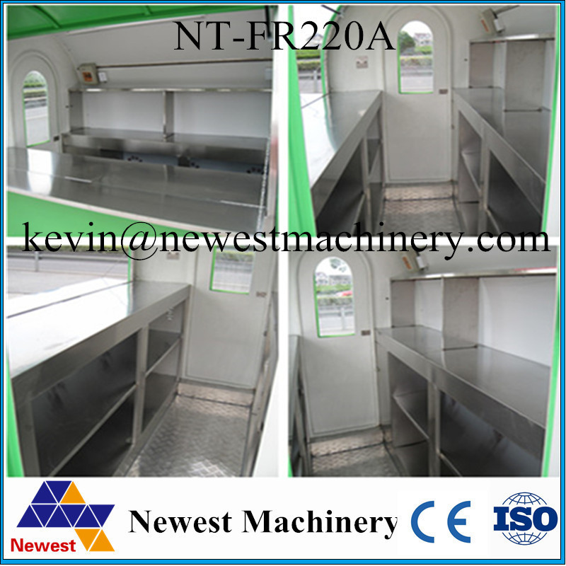 Multifunctional Customizable fast food mobile kitchen trailer/Snack car/electric food truck