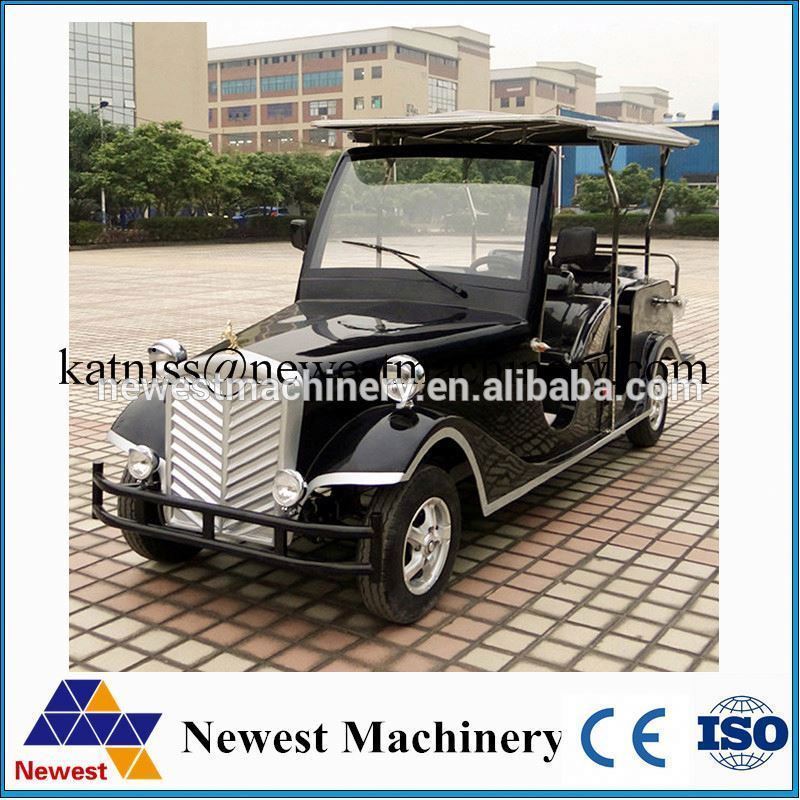 Vintage electric car golf cart/sightseeing retro electric classic car/antique wedding car