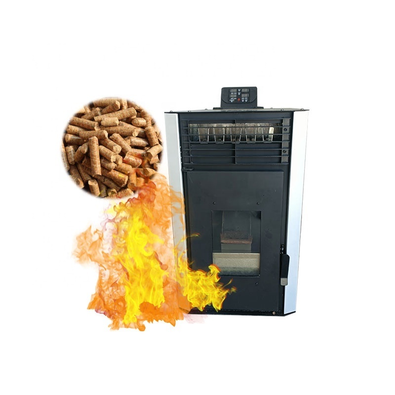 2022 New Real Fire Heating Smart Control Biomass Pellet Heater Wood Pellet Stove Fireplace