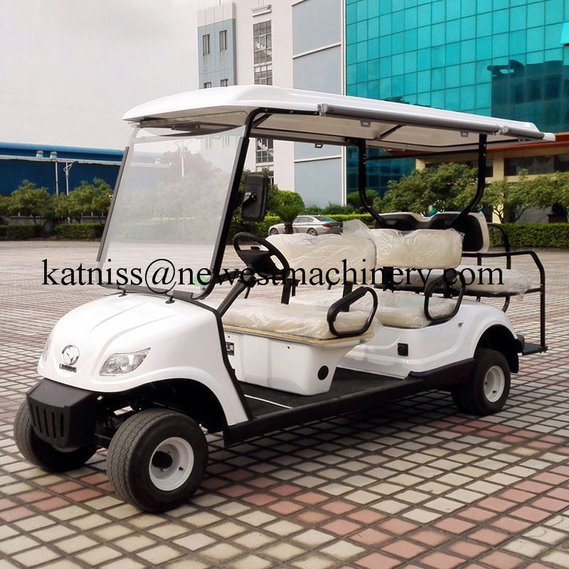 4 wheel electric club car/48v seat club car/6 seater electric golf cart