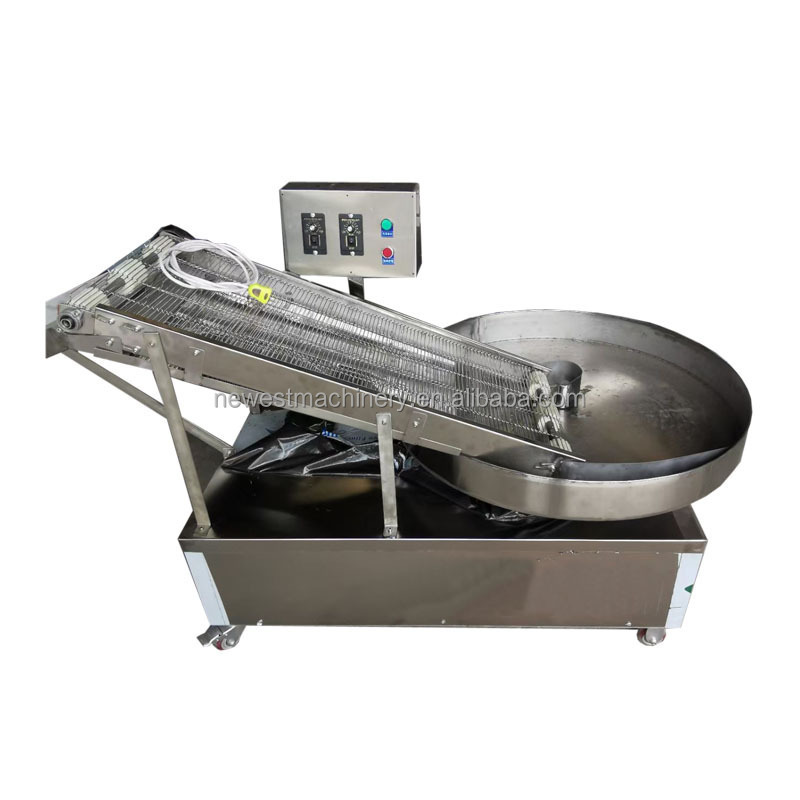 Automatic shrimp fish chicken batter Rotate table breading machine, bread crumb coating covering breading machine