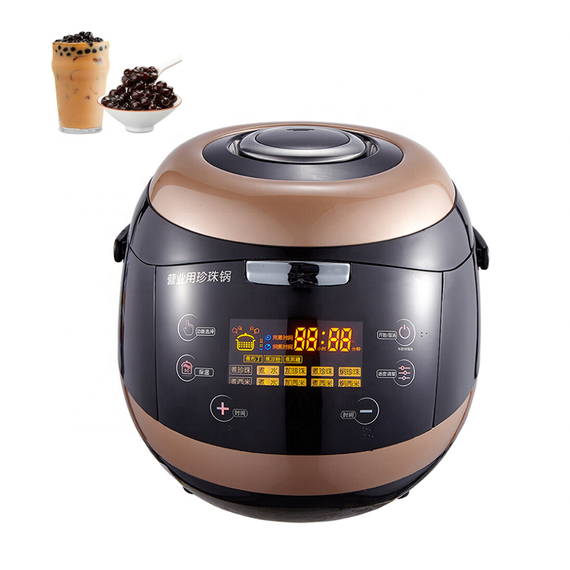 factory commercial popular self heating bubble tea boba tapioca jelly bean taro ball sago pearl cooker for milk tea shop