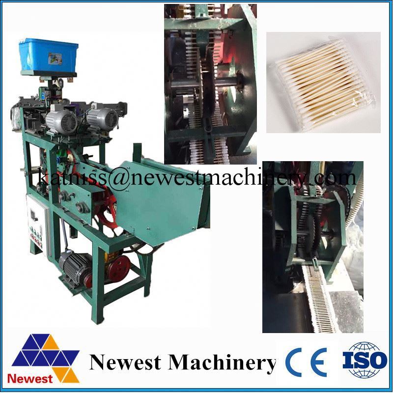 best quality cotton bud machine/medical cotton buds swab machine/ear cleaning bud making machine