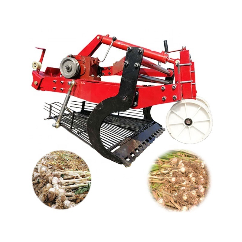 Professional Small Onion Garlic Harvester Shallot Garlic Harvesting Machine