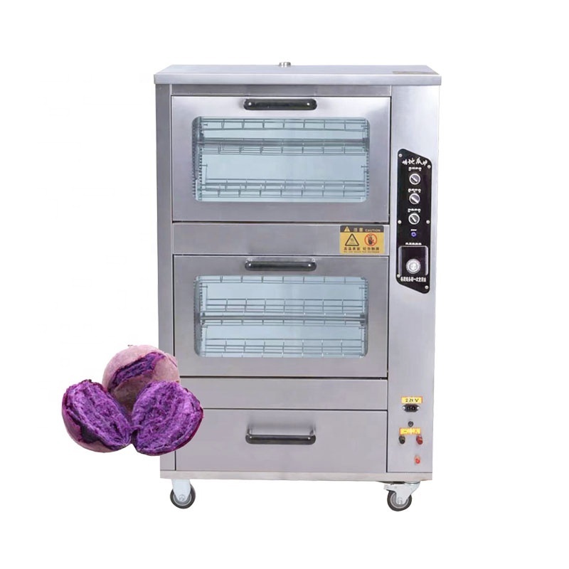 Convenient 8 Baskets Rotary Corn Taro Baking Machine Electric Roasted Sweet Potato Oven