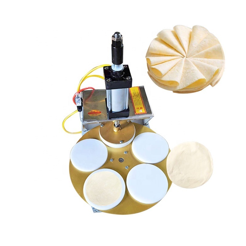 Automatic Rotary Dough Press Chapati Scallion Pancake Taco Tortilla Press Machine