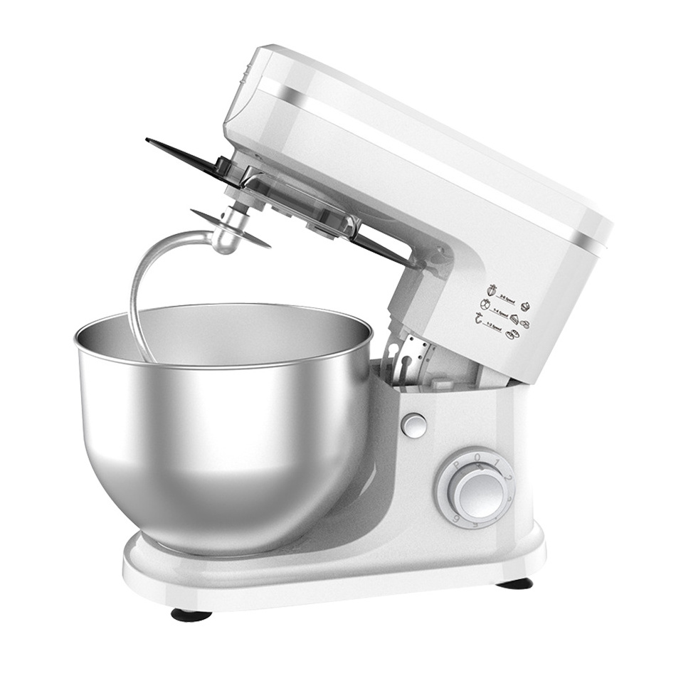 Automatic 3 IN 1 Stand Dough Kneading Egg Whisker Mixer Cake Flour Batter Food Mixing Machine Mincing Crush Meat Fruit Desktop