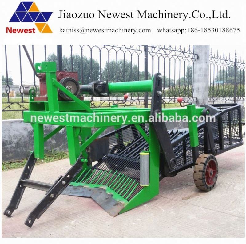 Tractor yam harvesting machine/tractor trailed peanut picker/combine harvester for garlic