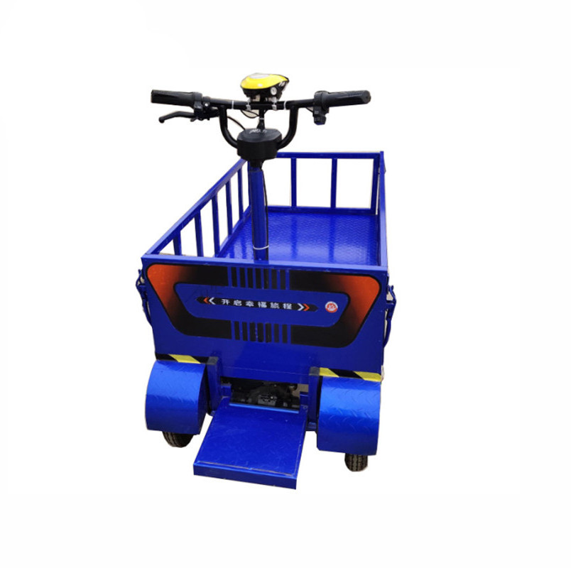 Electric cargo carrier warehouse picking trolley platform trolley