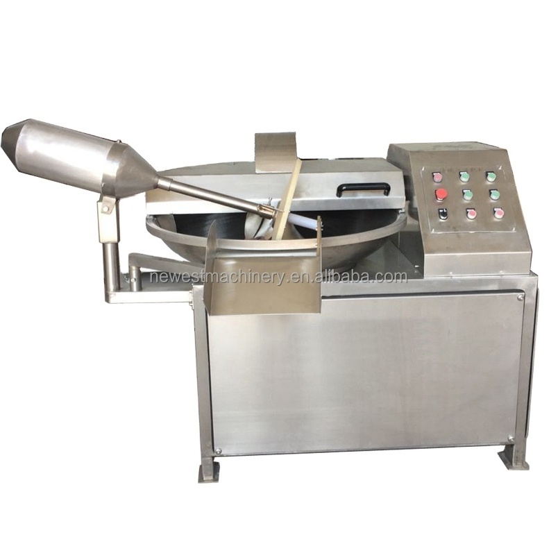 100L Full automatic vegetable bowl cutter machine/electric Sausage meat bowl cutter mixer