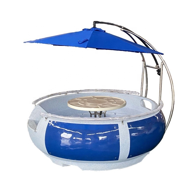 6-8 10-12 Person High Polymer Polyethylene Electric Donut Bbq Boat