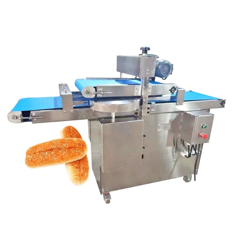 Automatic Hotdog Hamburger Bun Half-Cutting Machine Slice Bread Making Machine