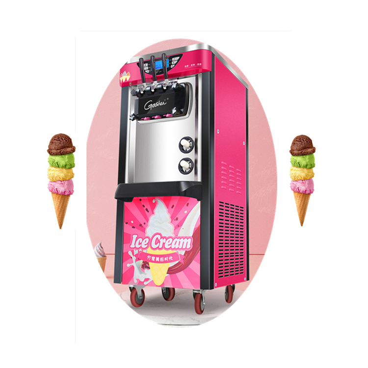 Best Selling Soft Serve Machine For Ice Cream Detachable Water Box Soft Serve Commercial Soft Ice Cream Maker Machine