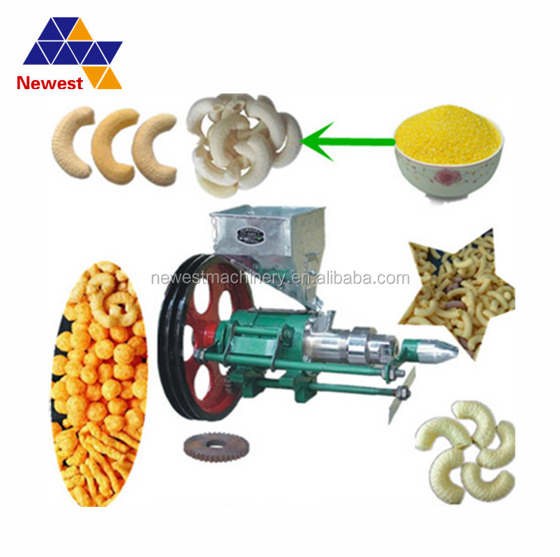 Free 7 Mold Snack Food Bulking Machine/ Corn Maize Rice Extruder/Puff Machine