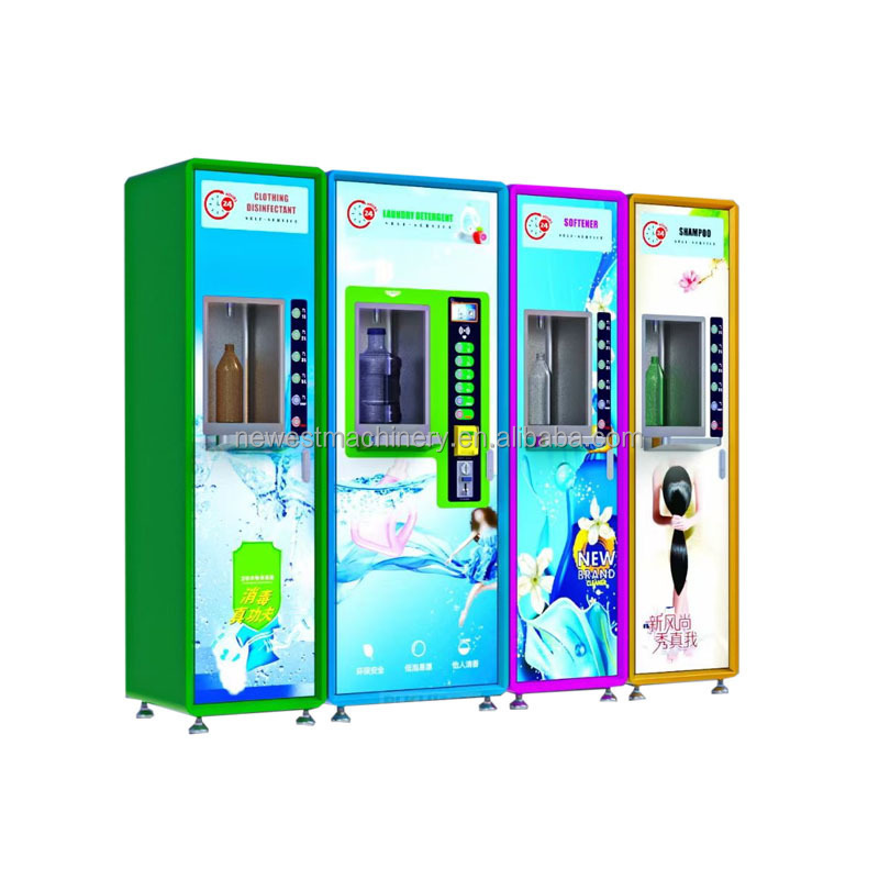 Automatic vending machine for washing liquid.laundry washing liquid vending machine