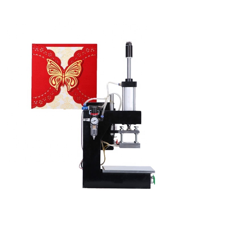 Best Price Pneumatic Hot Foil Stamping Machine For Leather Plastic Wood Hot Embossing Press