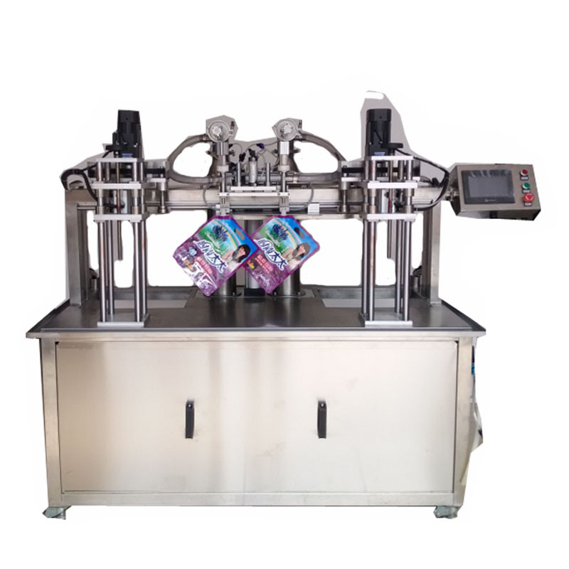 Doypack standing up bag/pouch filling capping machine/spout pouch liquid milk filling machine