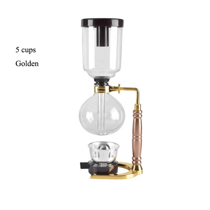 Coffee Syphon Machine 3/5 cups Counted Tea/Coffee Siphon Espresso Coffee Maker