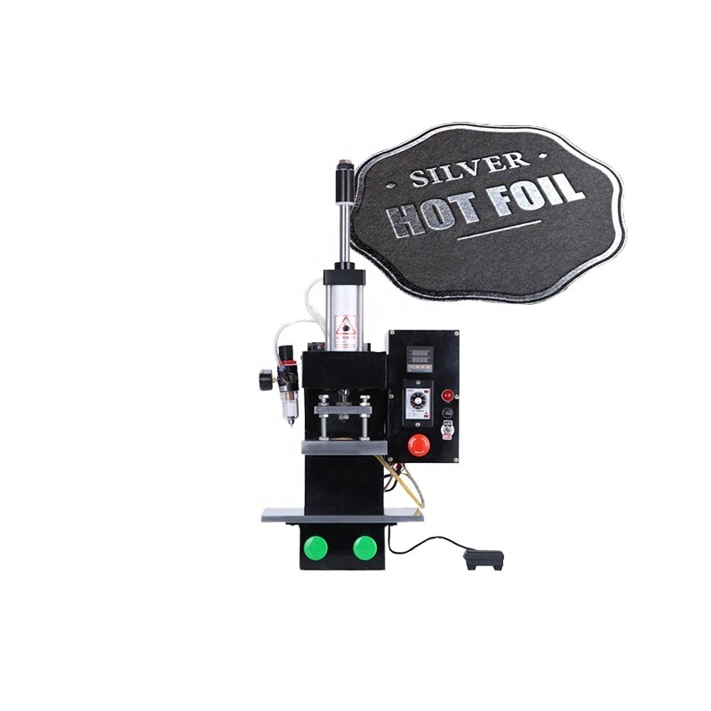 Best Price Pneumatic Hot Foil Stamping Machine For Leather Plastic Wood Hot Embossing Press