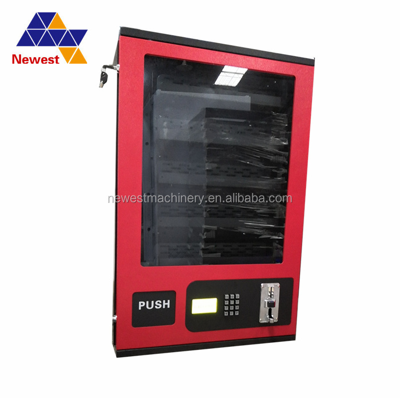 Small vending QTY of channels is 5 digital circuit control Spiral launch desktop vending machine with coin acceptor