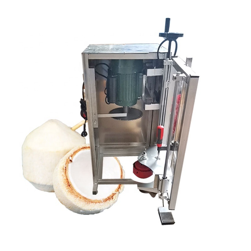 High Efficiency Automatic Cokernut Opener Old And Young Coconut Cutting Machine