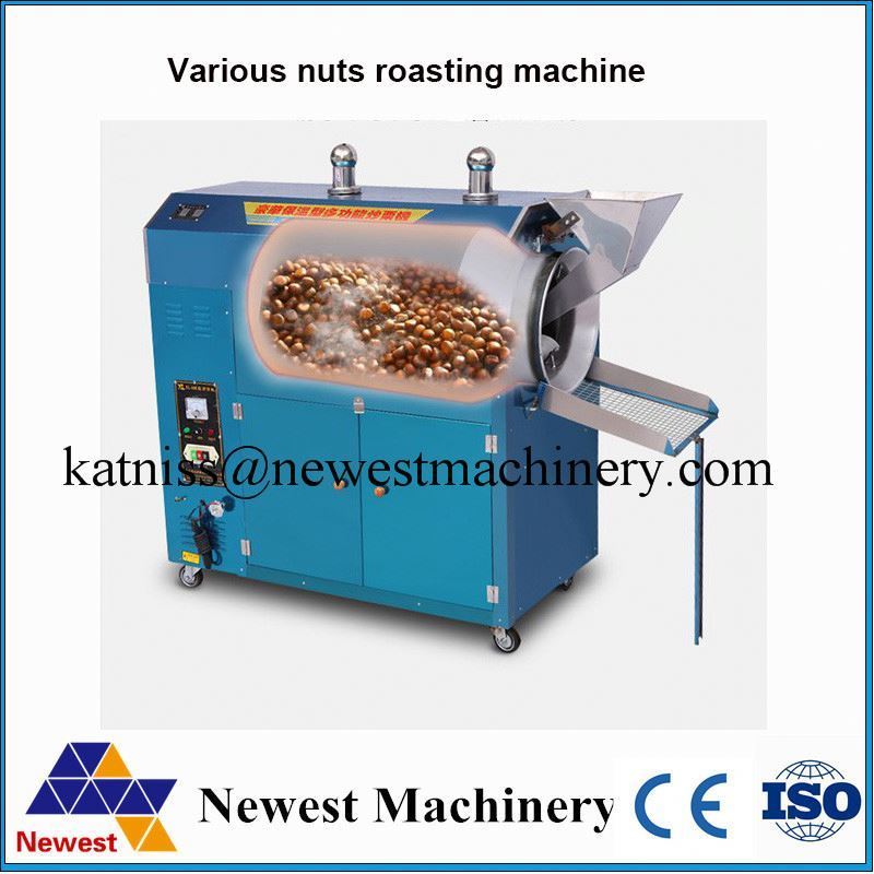 50 kg per hour roaster machine/small nut roasting machine