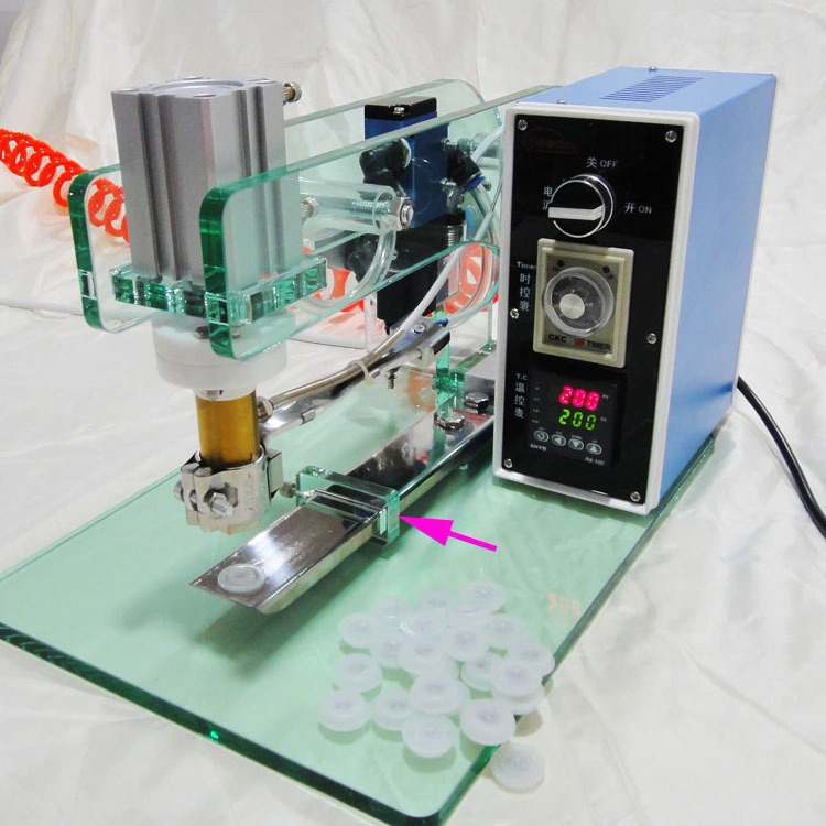 One Way Coffee Valve Machine valve applicator,Semi-Auto Coffee One Way Degassing Valve Applicator Machine