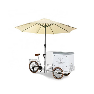 Wholesale Ice Pop Ice Lolly Gelato Vending Cart Trike Bike Ice Cream Tricycle For Sale