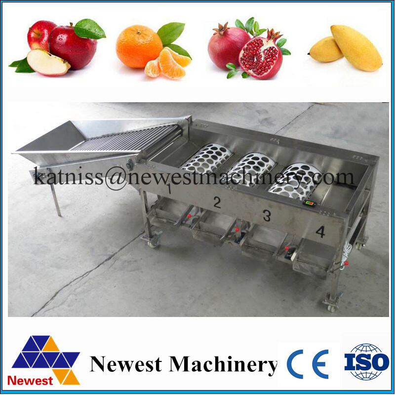 Apple sorting machine/Potato Washing and Grading Line grader orange