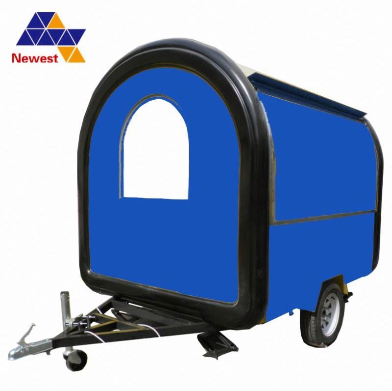 Cheap price fast food carts selling/snack trailer/mobile restaurant trailer