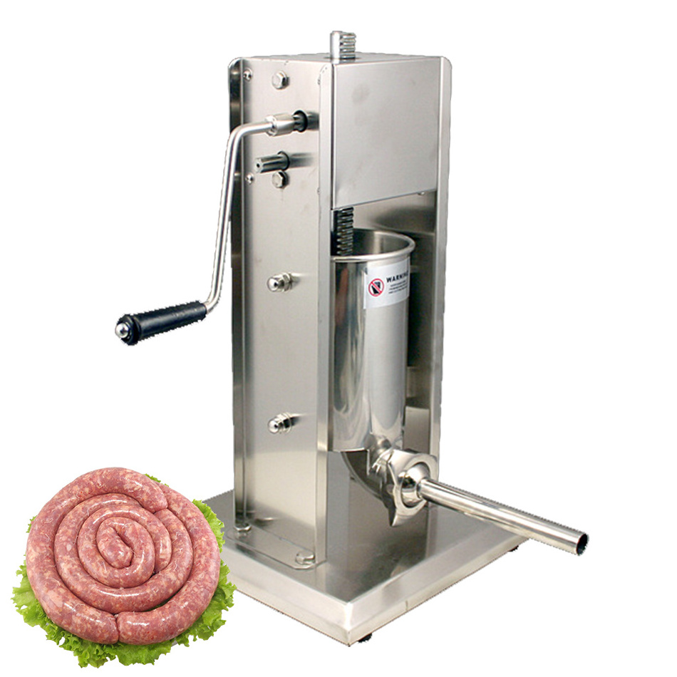 Compact 3L 5L Manual Sausage Maker Meat Stuffer Filler Funnel Extruder