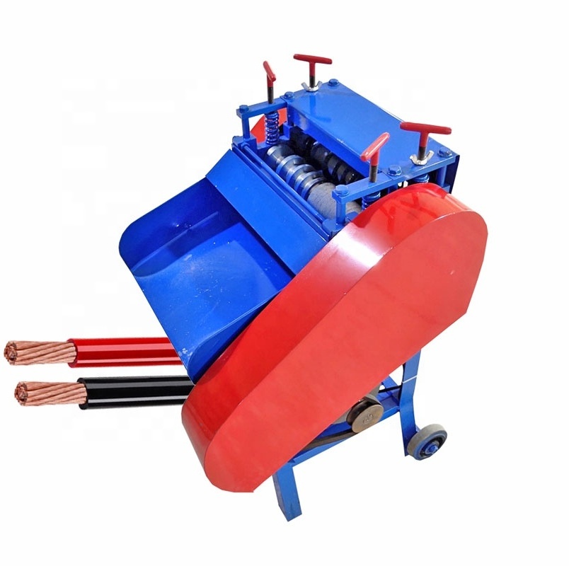 Semi Automatic Electric Cable Stripper Waste Sheathing Wire Stripping Machine