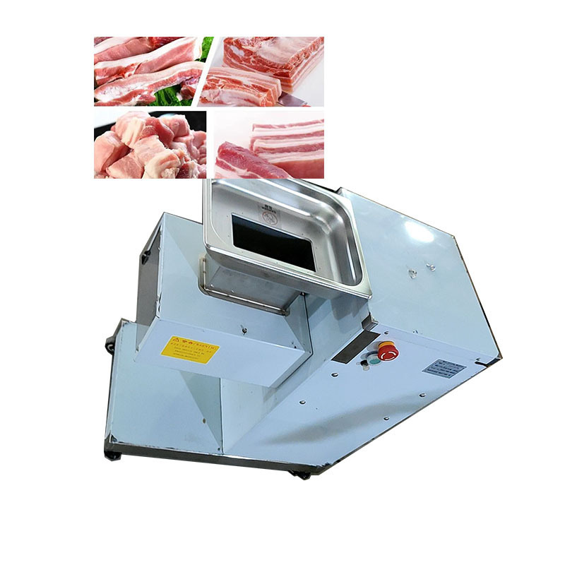 Electric Meat Cutter Machine Automatic Meat Slicer Meat Strips Cutting Machine Processing Machinery