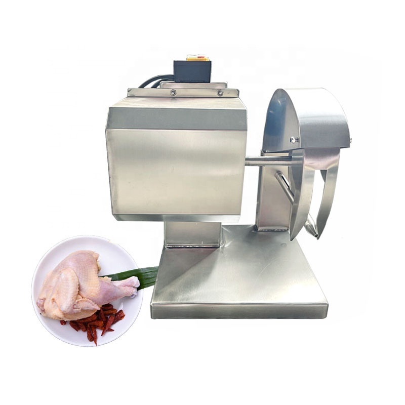 Hot Sale Semi Automatic Chicken Head Cutting Machine Poultry Meat Dividing Saw