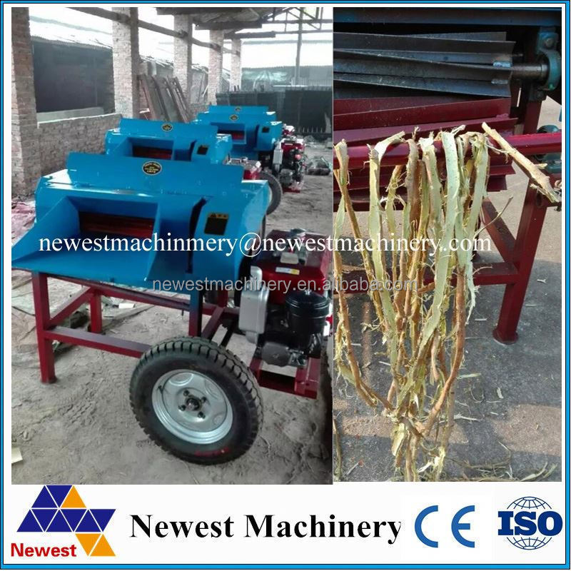 Full automatic kenaf decorticator machine/manila flax decorticator/jute decorticating machine