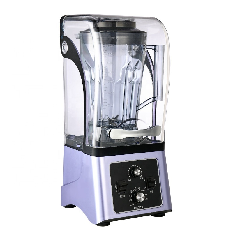 New Upgraded High Speed Food Processor Juicer Home Use Blender With Soundproof Cover