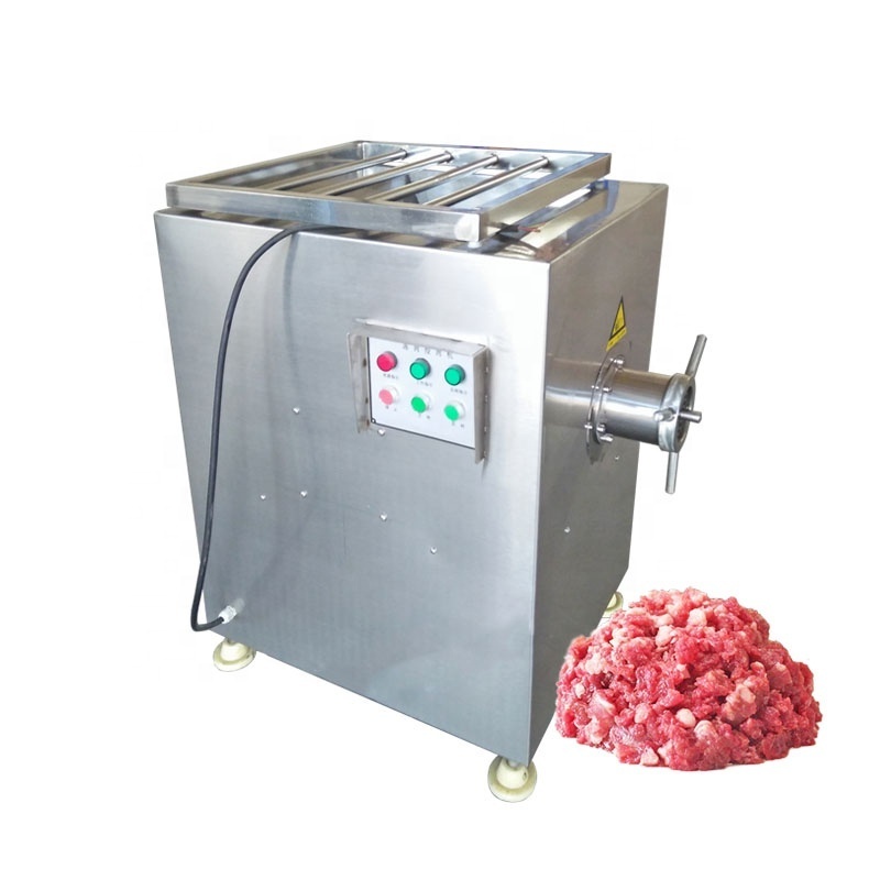 High Efficiency Stainless Steel Poultry Fish Meat Mincer Frozen Meat Grinder Machine