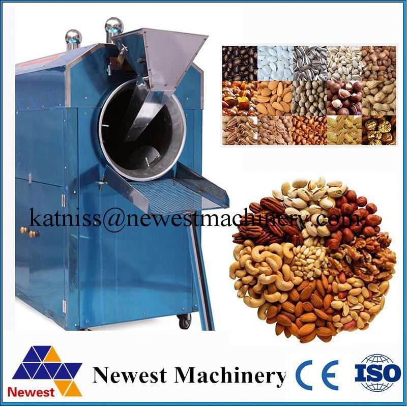 50 kg per hour roaster machine/small nut roasting machine