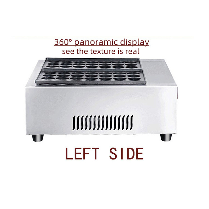 Factory Price Professional Electric/Gas Takoyak Maker 28-84 holes Waffle Stick Making Automatic Takoyaki Machine