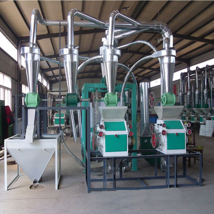 Full Automatic Roller Mill 5 TPD Maize Wheat Flour Mill Corn Maize Flour Milling Machine With Factory Price