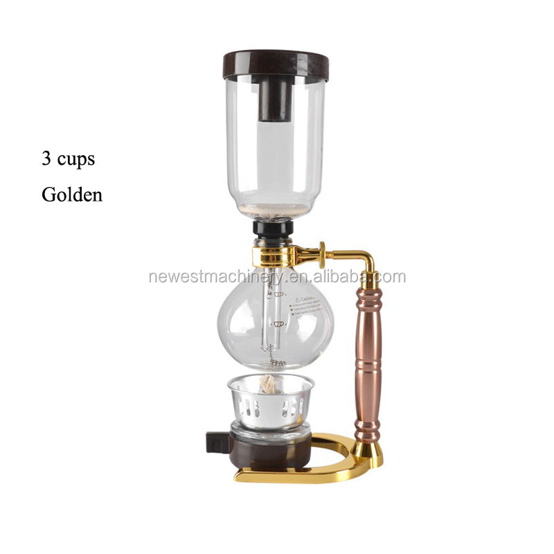 Coffee Syphon Machine 3/5 cups Counted Tea/Coffee Siphon Espresso Coffee Maker